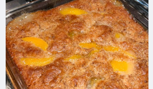 Old Time Oven Peach Cobbler