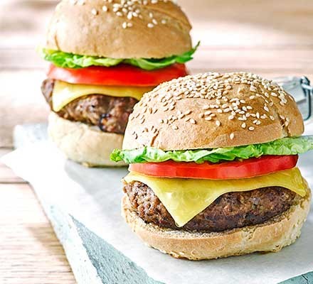 Swedish meatball burgers