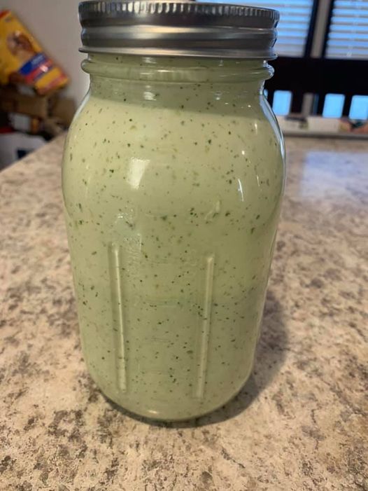 Jalapeno Cilantro Ranch Salad Dressing