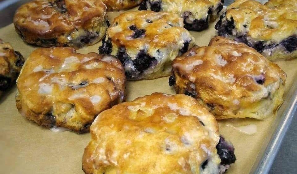 Sweet Blueberry Biscuits