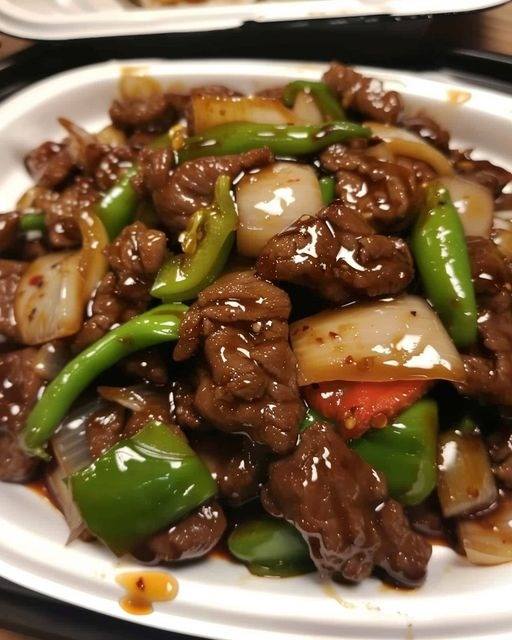 Chinese Pepper Steak with Onions