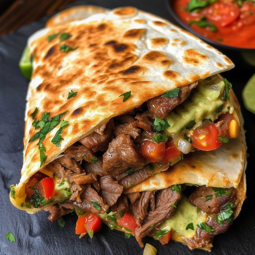 Loaded Steak Quesadillas Recipe