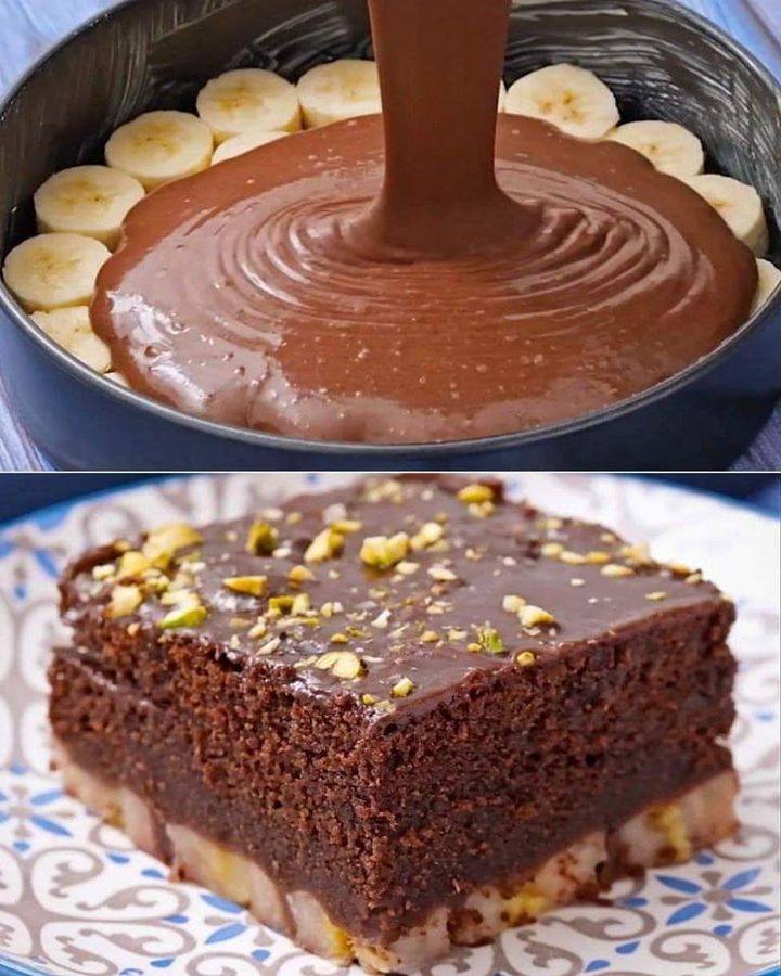 Banana Chocolate Squares