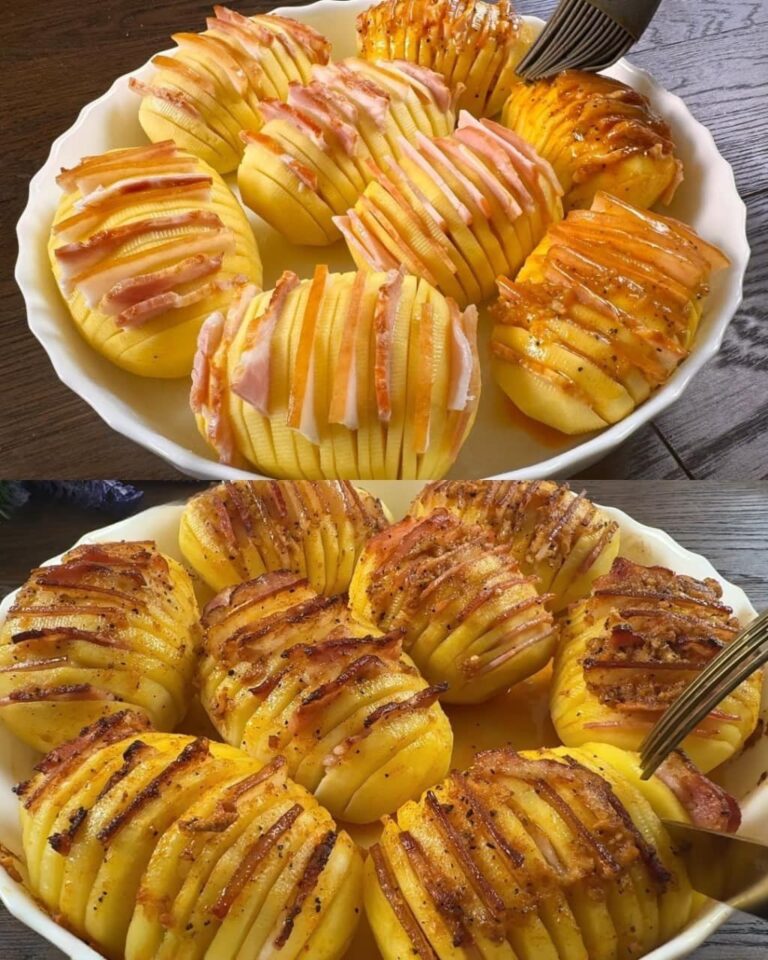 Bacon-Filled Hasselback Potatoes