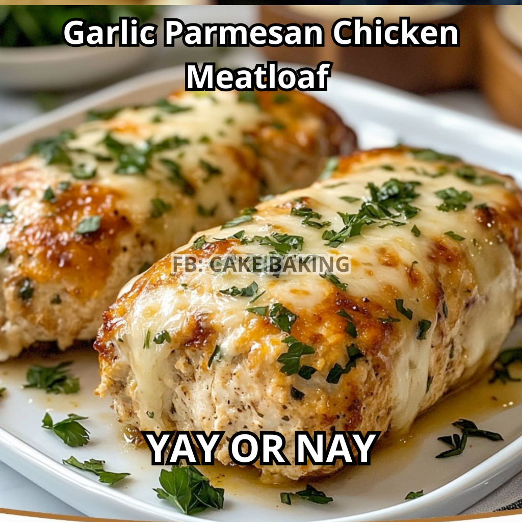 Garlic Parmesan Chicken Meatloaf – A Flavorful Twist on a Classic!