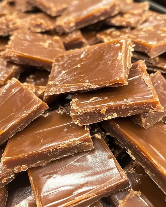 16 pieces of melt-in-your-mouth Georgia Toffee