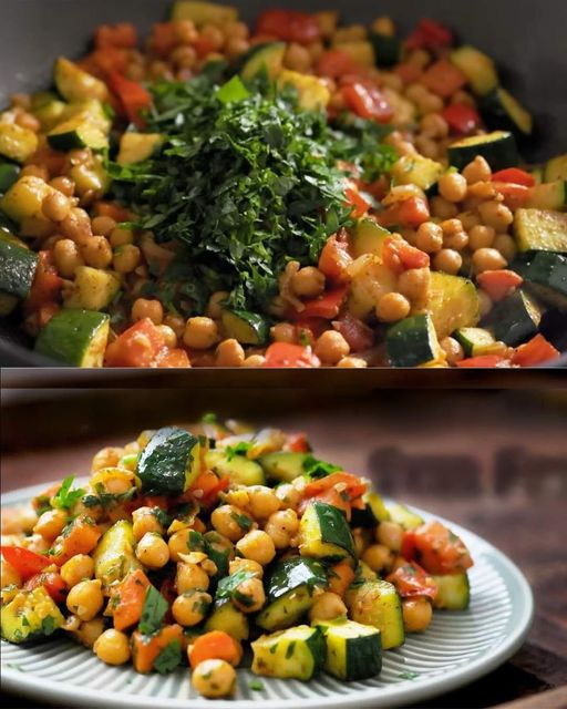 Vegetable and Chickpea Sauté Recipe