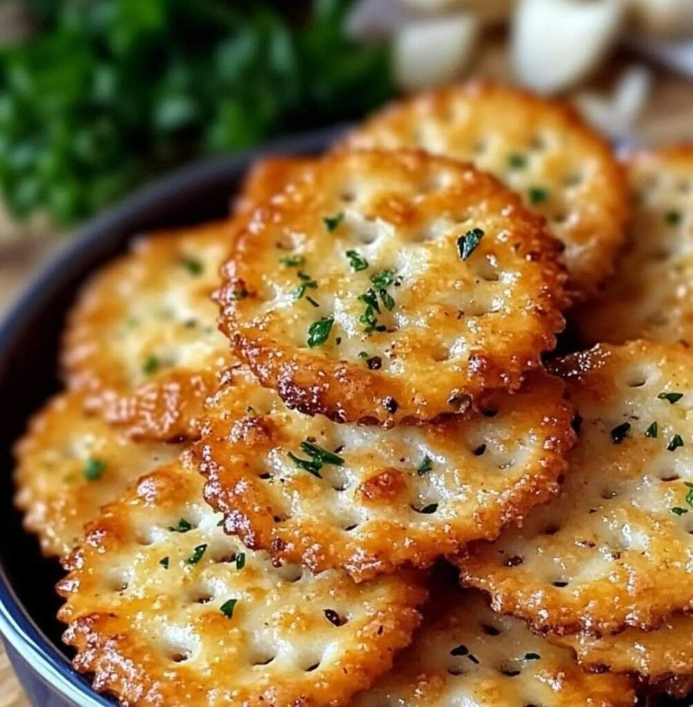 Garlic Bread Ritz Bits