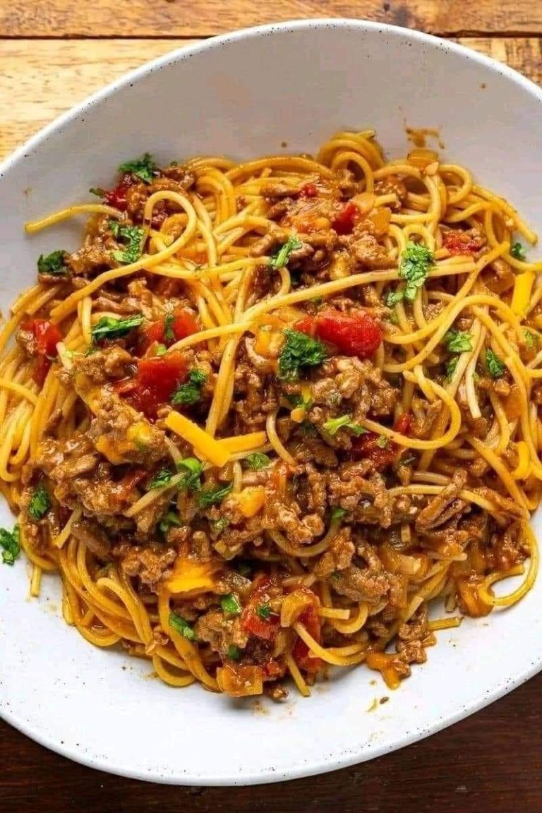 Taco spaghetti