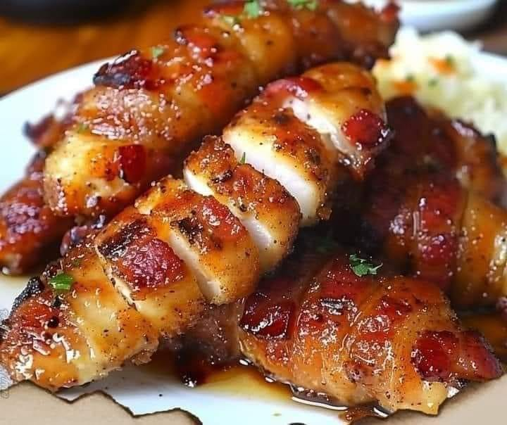 Bacon Brown Sugar Chicken Tenders