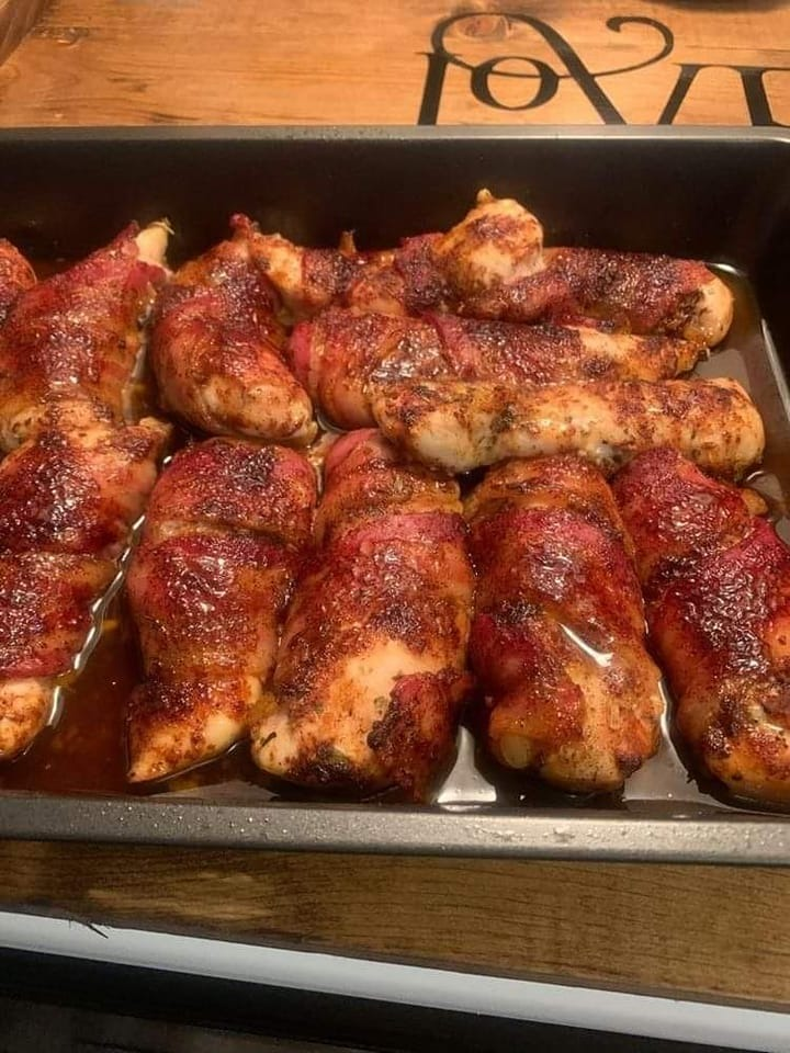 Bacon Wrapped Chicken Tenders